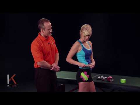KT Tape - Kinesiology Taping Instructions for IT Band Hip