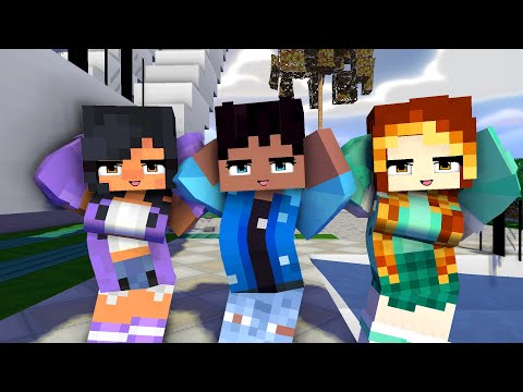 COUPLE DANCE CHICKEN WING APHMAU FRIENDS PIERCE AND KIM - MINECRAFT ANIMATION #shorts