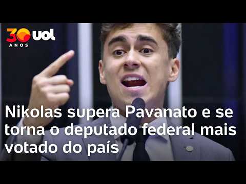 Nikolas Ferreira supera Pavanato e se torna o deputado federal mais votado do país