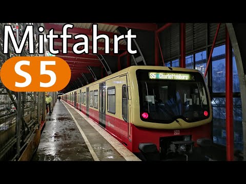 S-Bahn Berlin | Mitfahrt | BR481 | Linie S5 | Lichtenberg - Ostbahnhof