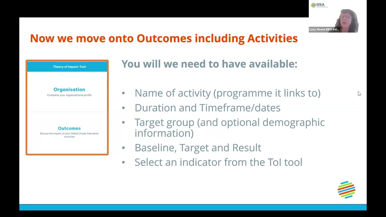 Training of the Theory of Impact for the Global Citizenship Education Tool