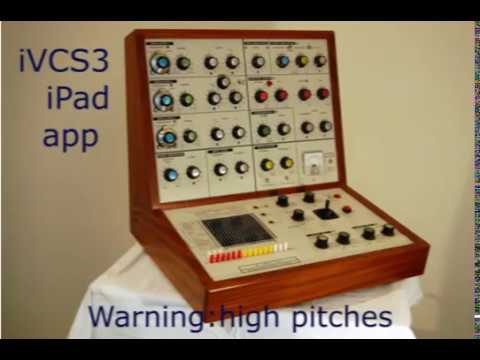 iVCS 3 Synthi iPad app (warning: HIGH PITCHES!)