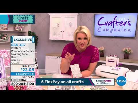 Crafter's Companion Gemini CreateACard Layering Panel Di...
