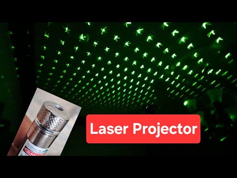 Green Laser Pointer with Pattern Projections