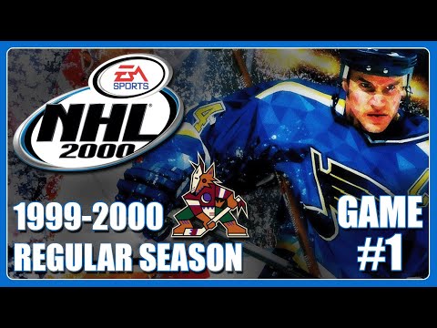 NHL 2000 #1 OF 82 - PHOENIX COYOTES - 1999-2000 REGULAR SEASON