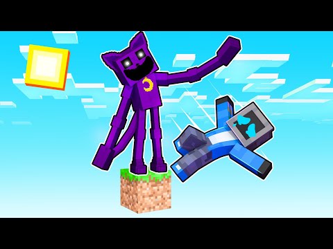 Insane One Block Skyblock with Mutant Catnap in Minecraft