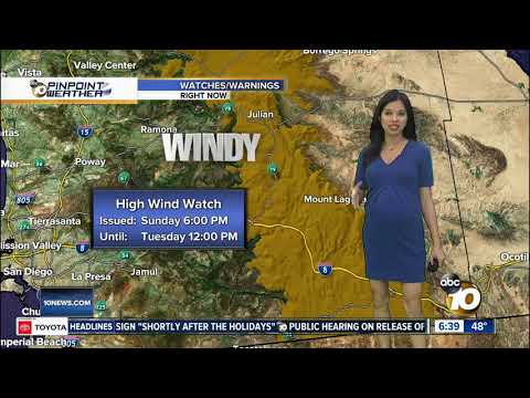 10News Pinpoint Weather for Sat. Jan. 4, 2020