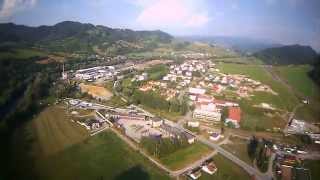 preview picture of video 'Adventures in the sky Arwaburg, Oravský hrad, SK from above FPV'