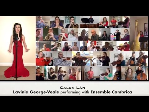 Lavinia George-Veale singing Calon Lân with Ensemble Cambrica