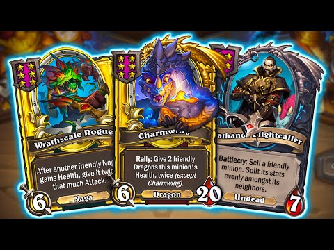 +360,000 / +90,000 in ONE FIGHT?! INSANE Charmwing STRATEGY | Hearthstone Battlegrounds