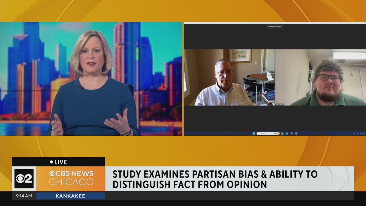 Study examines partisan bias and ability to distinguish fact from opinion