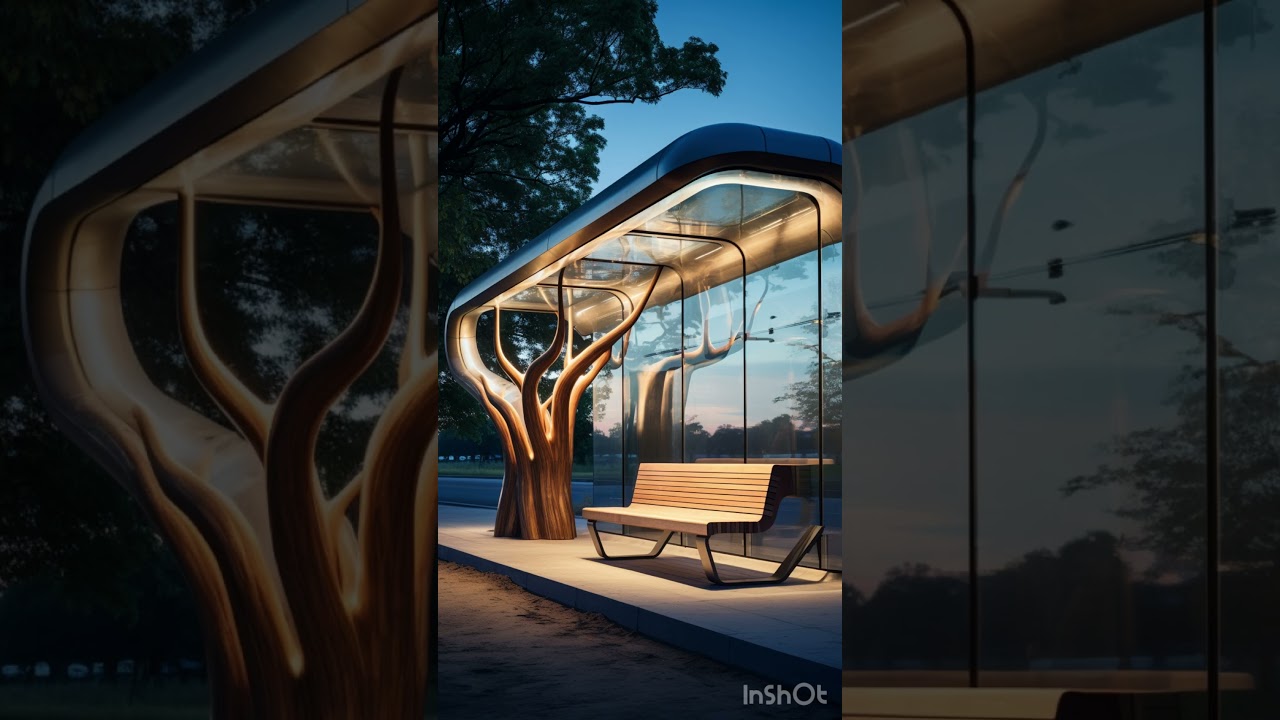 Transit Oasis: Innovative Designs for Bus Stop Beautification #ai #aidesign #midjourney #newlife