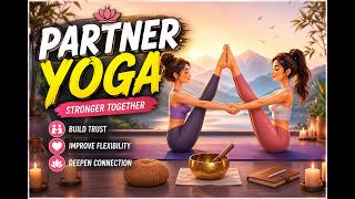Great Full Body Partner Yoga| Easy Flexibility & Strength Routine | Stretching