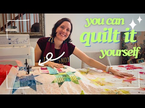 How I quilt on a regular sewing machine (it’s easier than you think) 💛 Beginner-friendly quilting