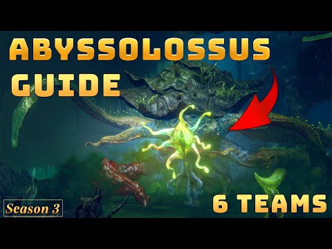 GUIDE And My 6 Teams To End Game Boss Abyssolossus  - Dragonheir Silent  Gods S3