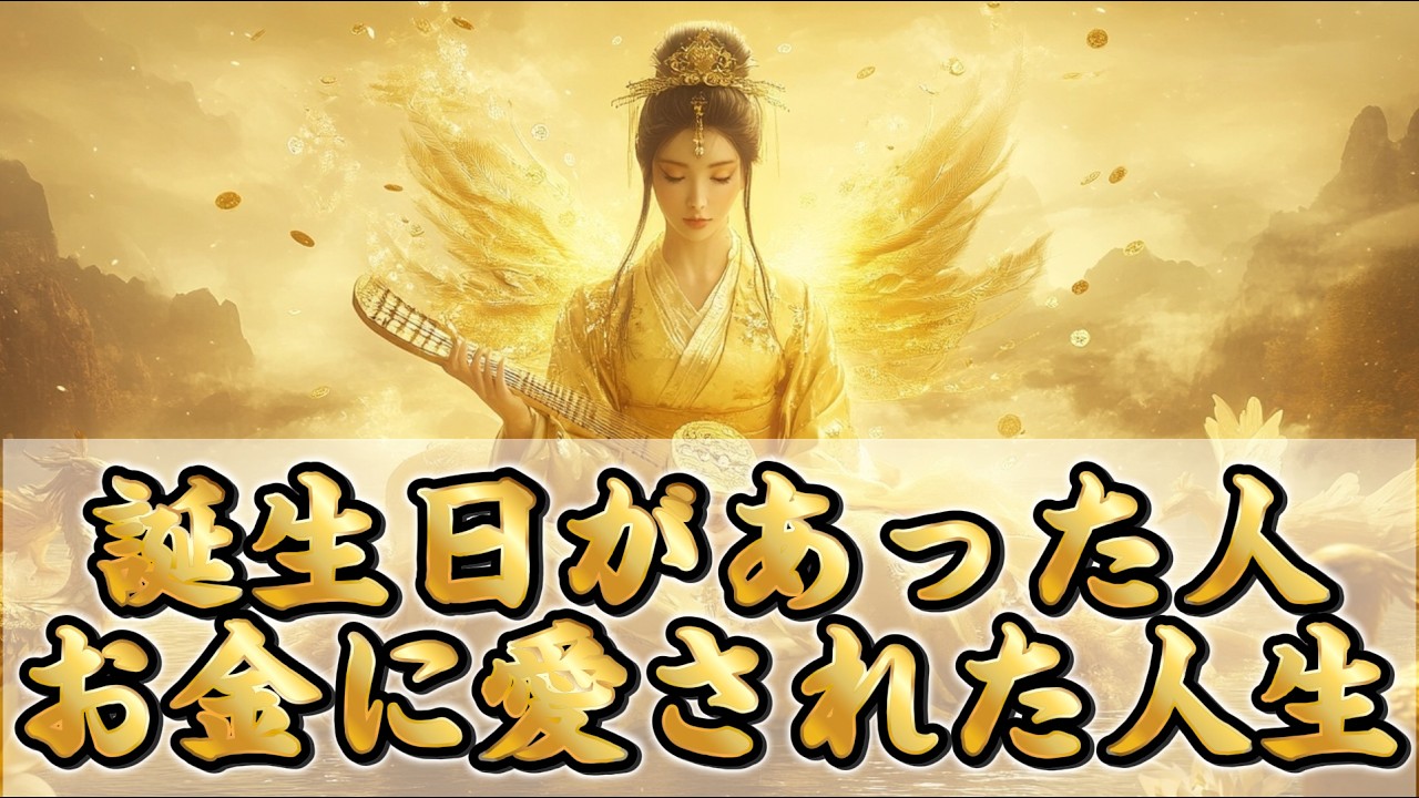 誕生日があった人お金に愛された人生になります