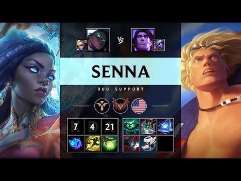 Senna Support vs Taric - NA Grandmaster Patch 25.10