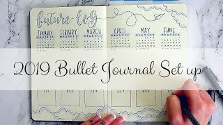 2019 Bullet Journal Setup - part 1