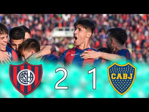 San Lorenzo 2 vs Boca 1 - Liga Profesional Fecha 7º - Partido Completo
