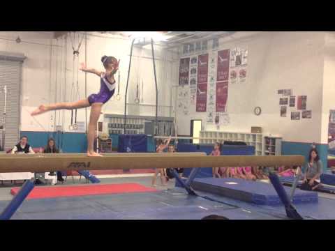 2013 CA State Gymnastics Level 3 Beam Champion_Marissa