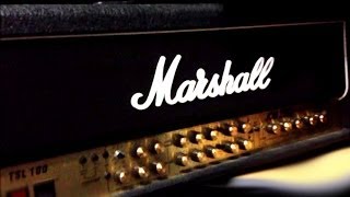 Video thumbnail for Marshall JCM 2000 TSL 100 watt tube guitar amp head features review by Sammy Bones