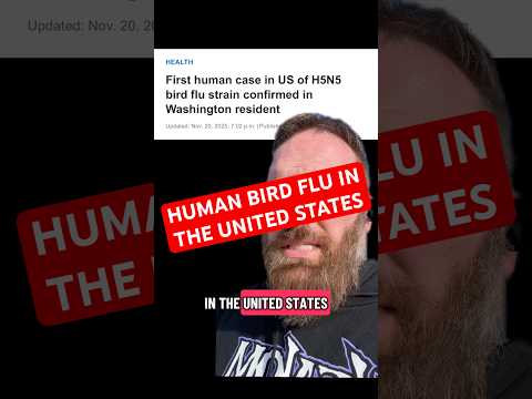 The United States has confirmed its first case of human bird flu. This is really bad. ￼