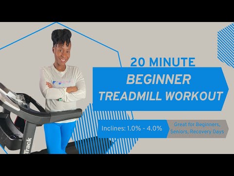 20 Minute Beginner Treadmill Workout|Great for Beginners, Seniors and more