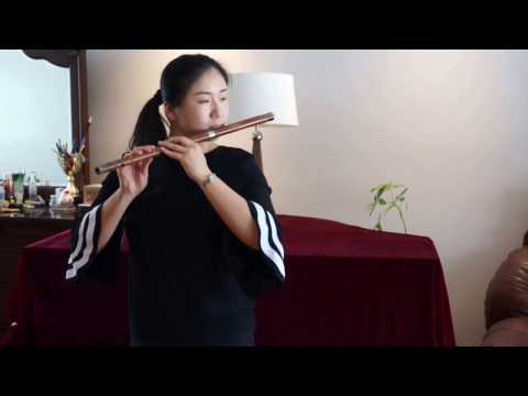 Chinese Dizi, Chinese Bamboo Flute Crafted By Master DONG 董雪華