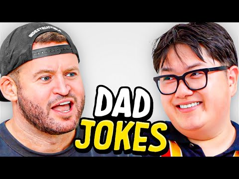 Dad Jokes Challenge Alan vs Andrew Chaotic Banter Surfshark Sponsor and Personal Anecdotes