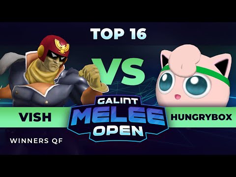 Galint Melee Open Top 16 - Vish (Falcon) vs Hungrybox (Jigglypuff) - Winners Quarter-Final