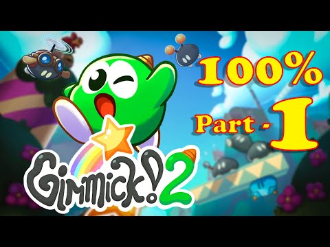 Gimmick! 2 - Part - 1 ( Midsummer Meadow ) 100% Walkthrough Gameplay (4K 60FPS) No Commentary