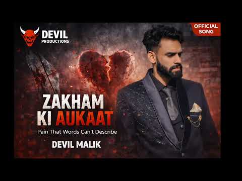 Zakham Ki Aukaat | Devil Malik | Heart Touching Hindi Song | Devil Productions@zeemusiccompany 
