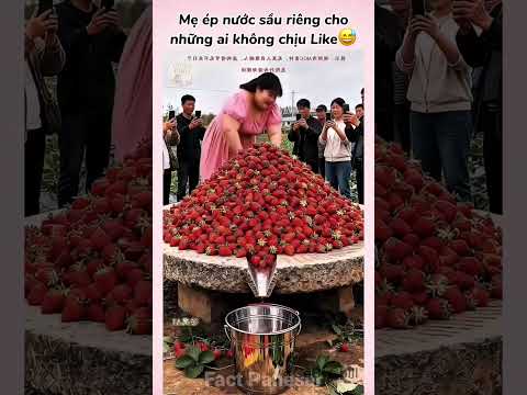 Mẹ Ép Nước Sầu Riêng Cho Người Không Like 😅 #shorts