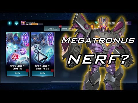 Bot Rebalance List | Knight Crystal Opening - Transformers: Forged to Fight