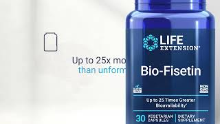 Life Extension Choose Bio-Fisetin® for Healthy Aging Support