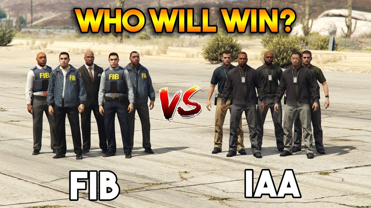 GTA 5 ONLINE : FIB VS IAA (WHO WILL WIN)
