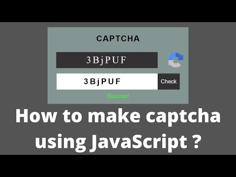 How To Make Captcha Using Javascript Captcha Using Javascript Css And Html