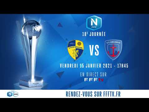 J18 : Stade Briochin - US Concarneau en direct sur FFFtv (17h45) I National FFF 2020-2021