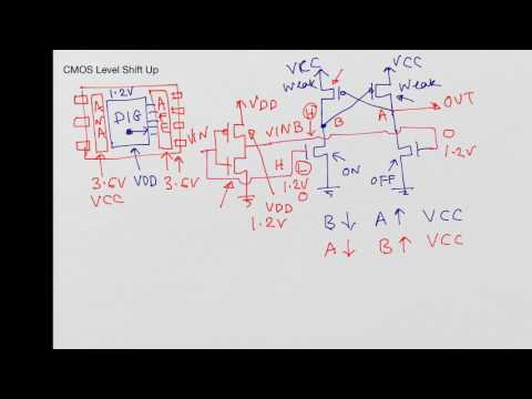 CMOS Level Shift Up Circuit