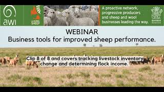 Clip 8 of 8 - Tracking livestock inventory change and determining flock income.