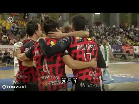 Gol Oscar Villanueva (1-3) Cordoba FS - Zaragoza FS. J23, 1Div. LNFS