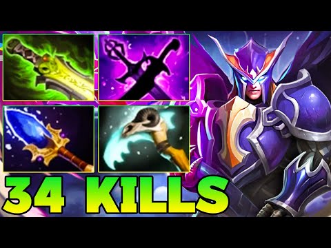 34 Kills Skyrwrath Support OR Carry ? Skywrath Mage Dota 2 Guide Midlane Pro Gameplay 7.39 7.40