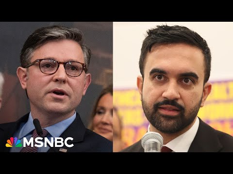 'Seismic shift in politics': Speaker Johnson reacts to Jeffries' endorsement of Mamdani