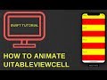 Uitableviewcell Animation Swift 4