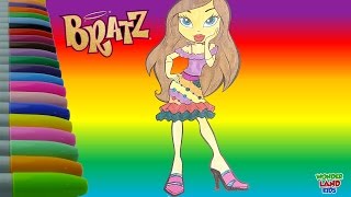 The Bratz Rainbow Coloring Pages Compilation  - Learning Colors - Coloring Book Preschool kids