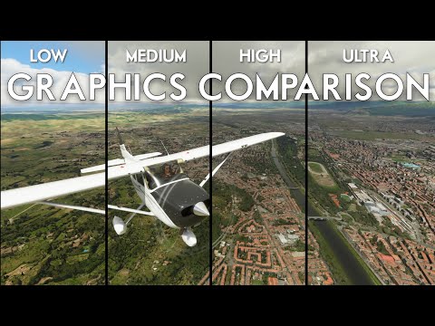 Microsoft Flight Simulator 2020 - Low vs Ultra GRAPHICS COMPARISON