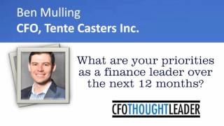 My 12-Month CFO Priorities  Ben Mulling CFO  Tente Caster Inc  HD