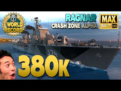 Ragnar with insane 380k damage (WR) - World of Warships