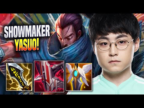 SHOWMAKER DESTROYING WITH YASUO! - DK ShowMaker Plays Yasuo MID vs Ahri! | Season 2022