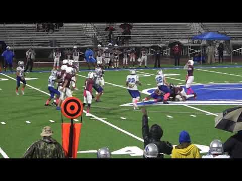 Campbell 8th Grader Spartan Football Highlights vs  Pebblebrook 8th Grader Falcons
